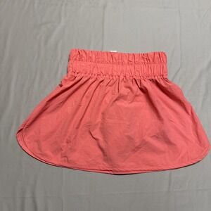 Gold Hinge Skirt Small Pink High Waisted